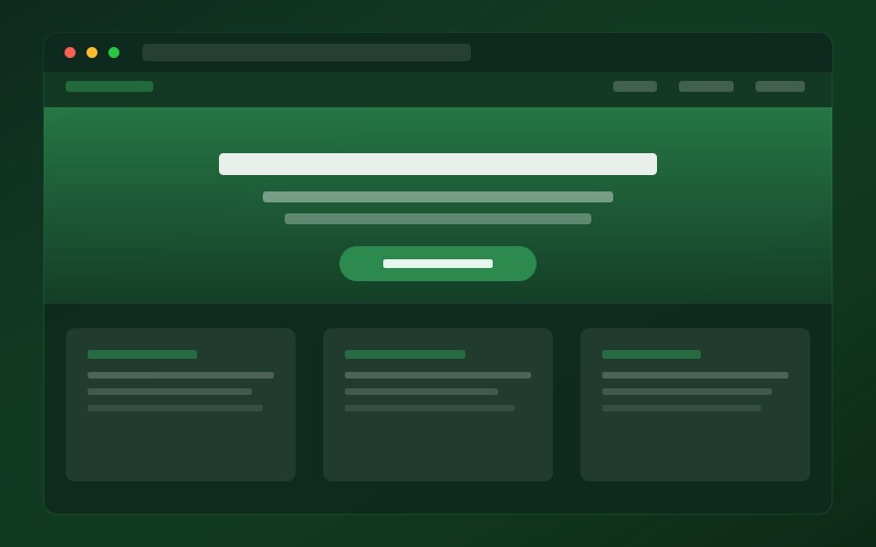 E-commerce template preview