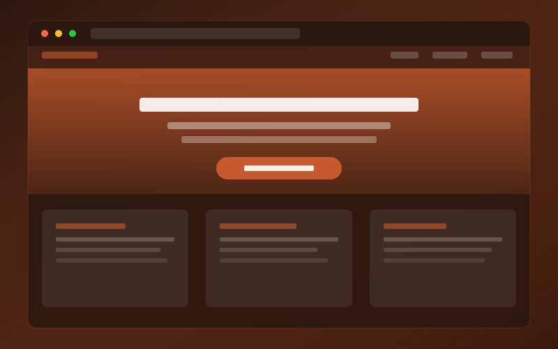 Restaurant template preview